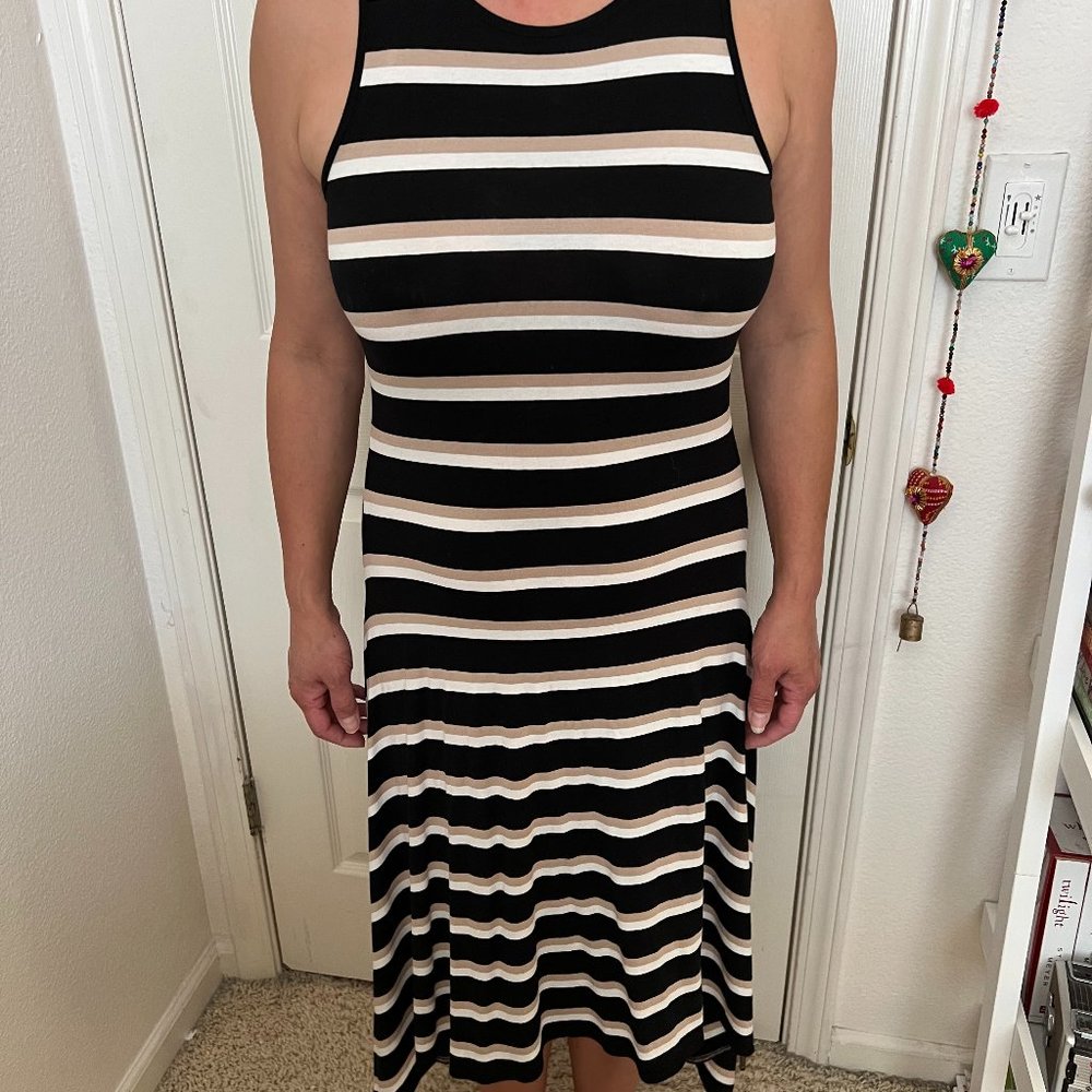 Vince Camuto Asymmetrical Sleeveless Stretchy Dress